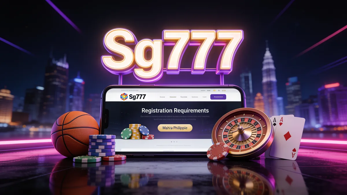 SG777 Registration Requirements for players in the Philippines